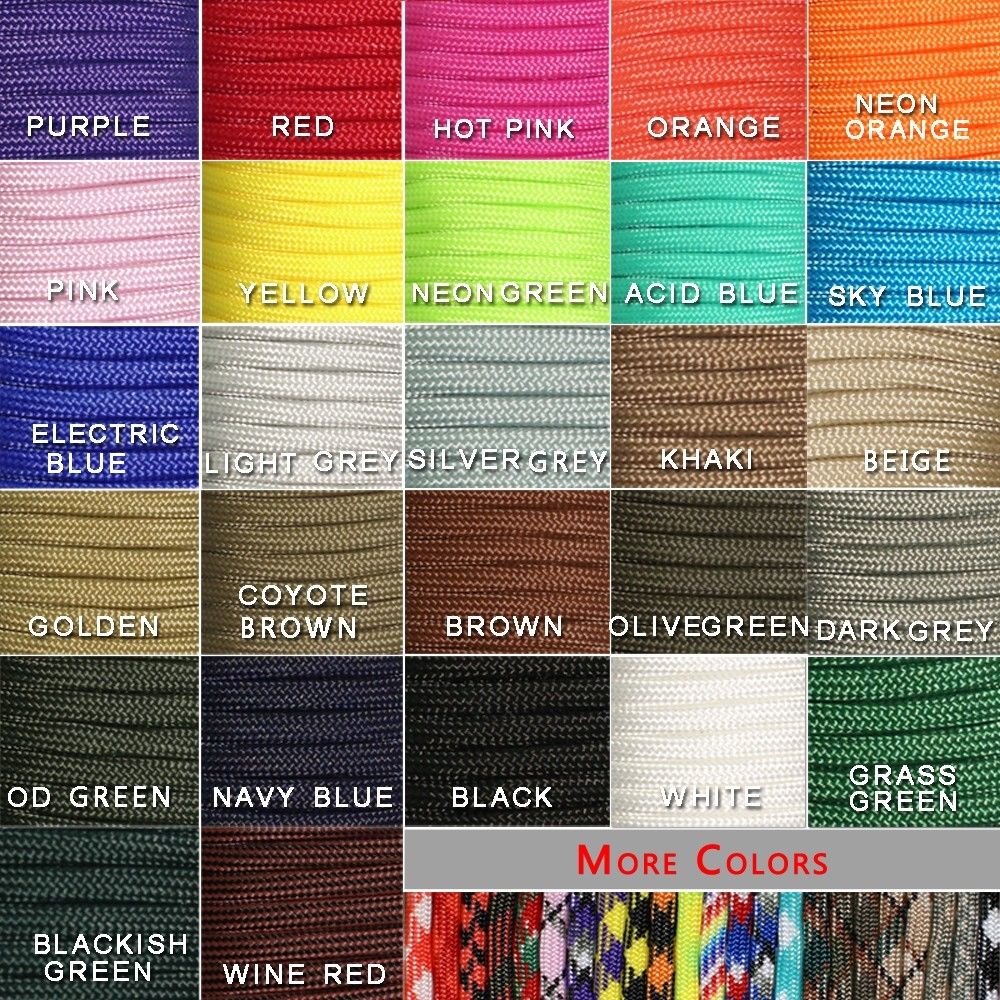 Paracord 550 Feet - 1 unidade de Corda Paracord 550