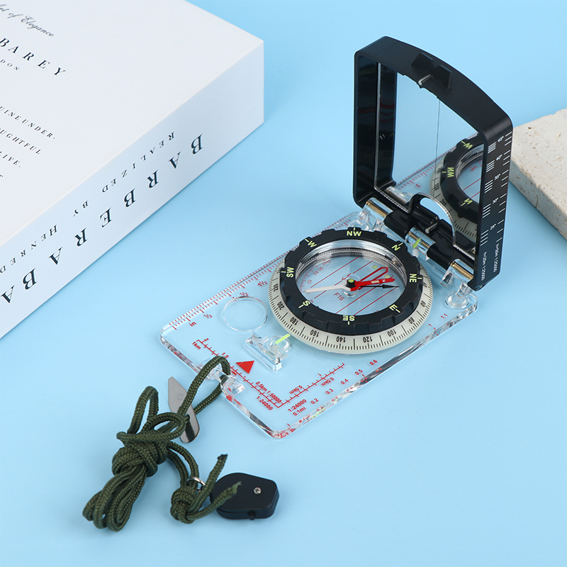 Map Compass Orienteering - Bússola de Mira Ajustável de Cor